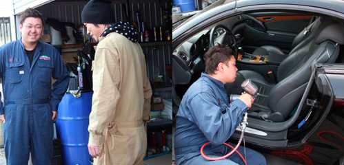 創業のきっかけを語るジーテック代表の写真